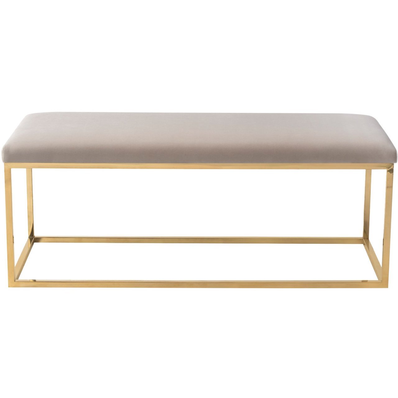 Rectangle Krem Bench