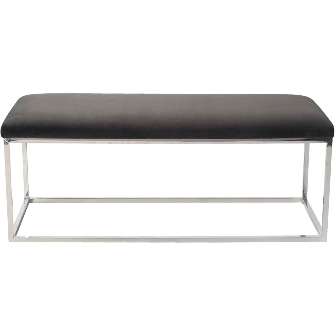 Rectangle Paslanmaz Çelik Siyah Bench