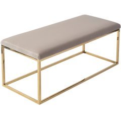 Rectangle Krem Bench