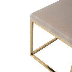 Rectangle Krem Bench