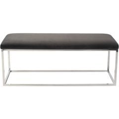 Rectangle Paslanmaz Çelik Siyah Bench