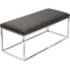 Rectangle Paslanmaz Çelik Siyah Bench