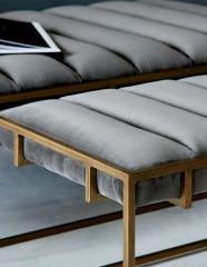Asphire Gri Kadife Bench