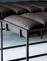 Asphire Siyah Deri Bench