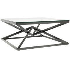 Matheu Siyah Metal Orta Sehpa