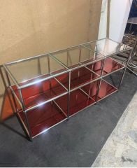 Paslanmaz Çelik Pleksi Konsol&Vitrin